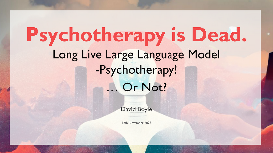 ChatGPT's role in psychotherapy